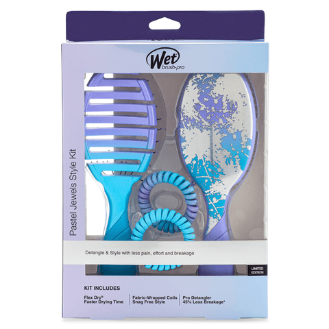 Wet Brush Pro Pastel Jewels Style kit