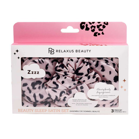 Relaxus Beauty leopard beauty sleep set