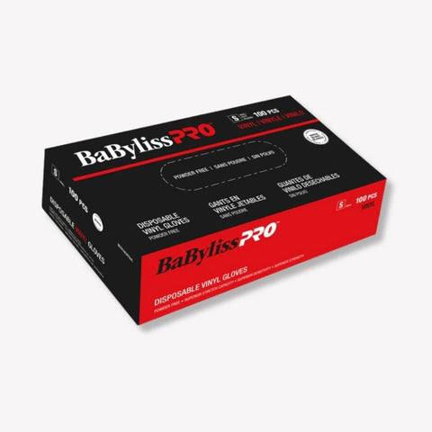 Babyliss Pro gants clairs en vinyle jetables sans poudre