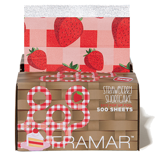 FRAMAR édition Strawberry Shortcake papier d'aluminium gaufrée 5x11