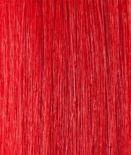 Kathleen keratin hair extensions 20-22 inches color : RED