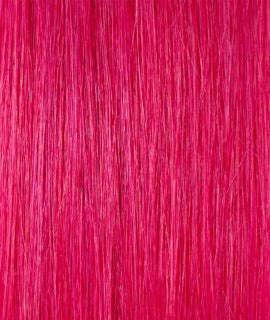 Kathleen Weft hair extensions 18 inches color : FUXIA