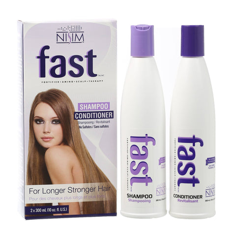 Nisim Fast duo shampooing et revitalisant (sans sulfates, parabènes, DEA)
