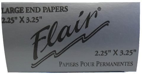Flair paper for perms 2.25" x 3.25"