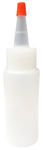 Bouteille en plastique vide avec bouchon pointu