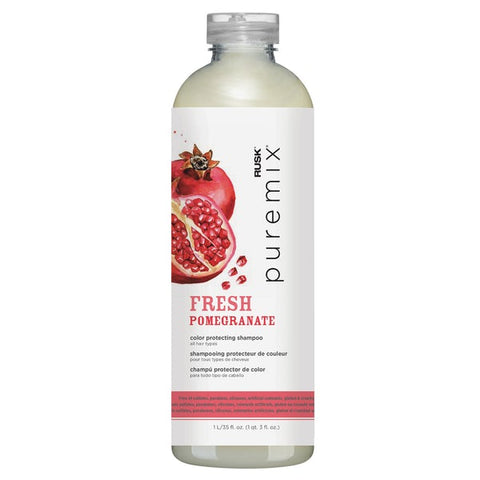 Rusk Puremix Fresh Pomegranate color protecting shampoo