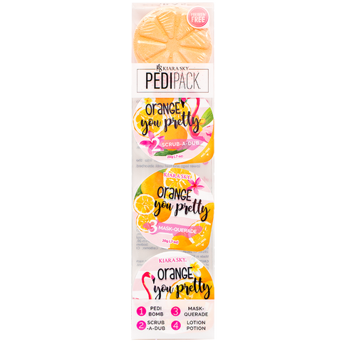 Kiara Sky PediPack Orange you pretty