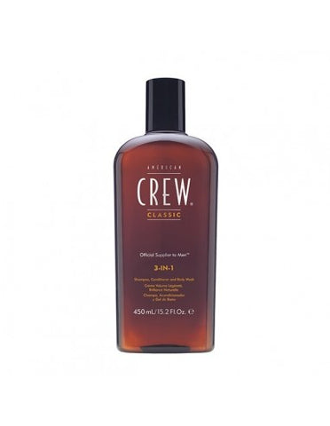 American Crew 3-in-1 shampoo, conditioner and body wash