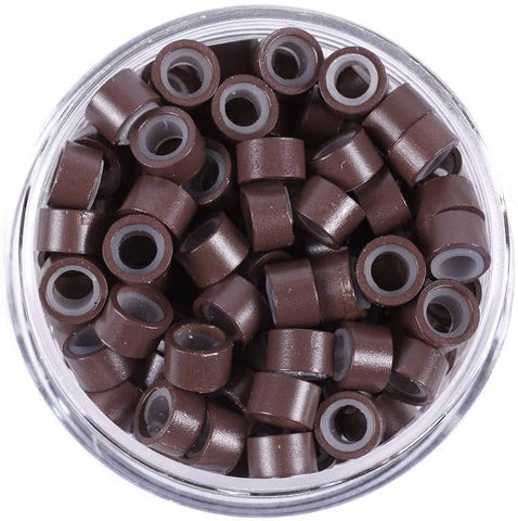 Loops extension brown rings with silicone