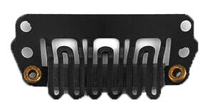 Petite clips noirs pour extensions à cheveux