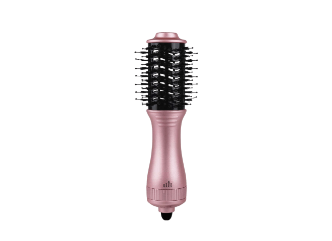 Aria mini brosse chauffante collection or rose