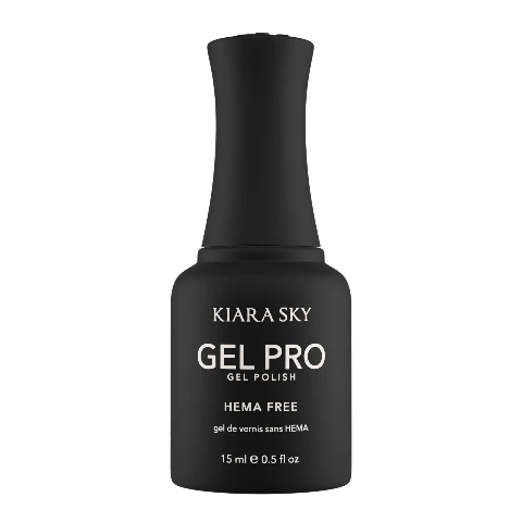 Kiara Sky Vernis Gel Pro Sans HEMA  true black