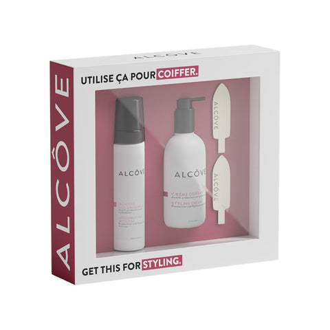 Alcôve duo volumizing mousse and styling cream