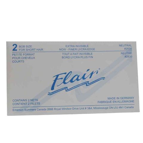 Flair invisible neutral net with elastic band