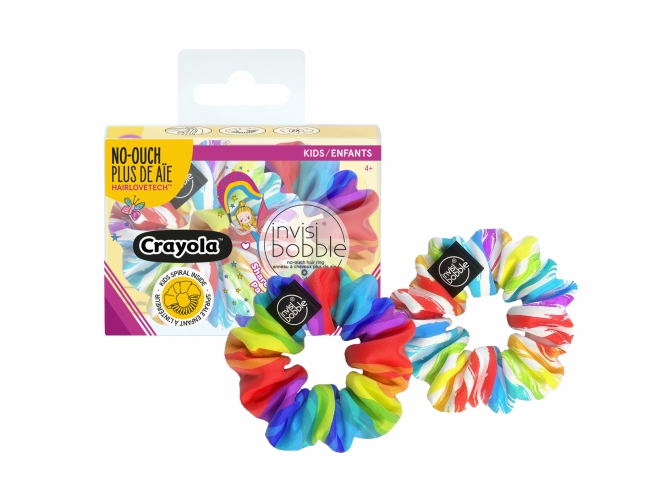 Invisibobble Sprunchie Kids duo Crayola