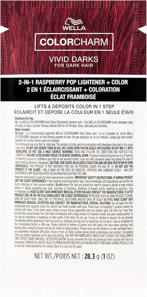 Wella Colorcharm Vivid Darks éclaircissant pigmenté éclat framboisé