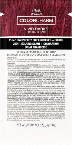 Wella Colorcharm Vivid Darks éclaircissant pigmenté éclat framboisé