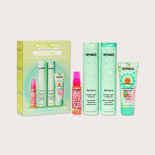 Amika The Kure routine to strengthen and repair kit