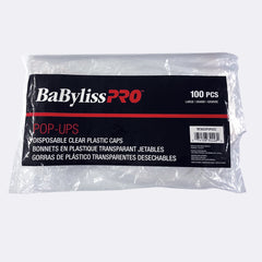 Babyliss Pro Pop-Ups bonnets en plastique transparant jetable