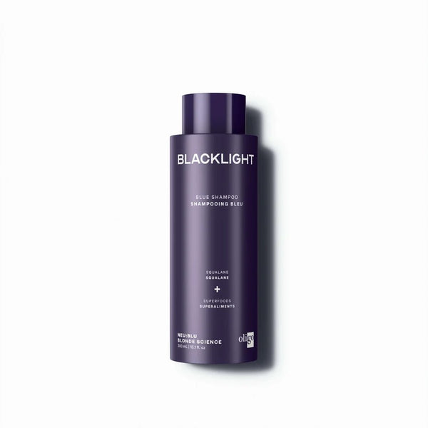 Blacklight shampooing bleu