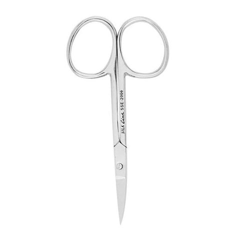 SilkLine cuticle scissors with curved stainless steel blade