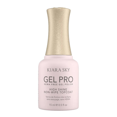 Kiara Sky Vernis Gel Pro Sans HEMA High Shine Non-Wipe Topcoat
