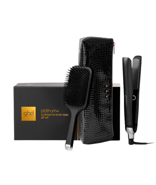 GHD Platinum+ ensemble fer plat 1" et brosse pneumatique
