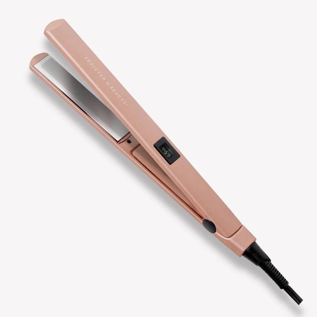 Addicted to Beauty Chic & Never Basic fer plat en titane or rose 1"