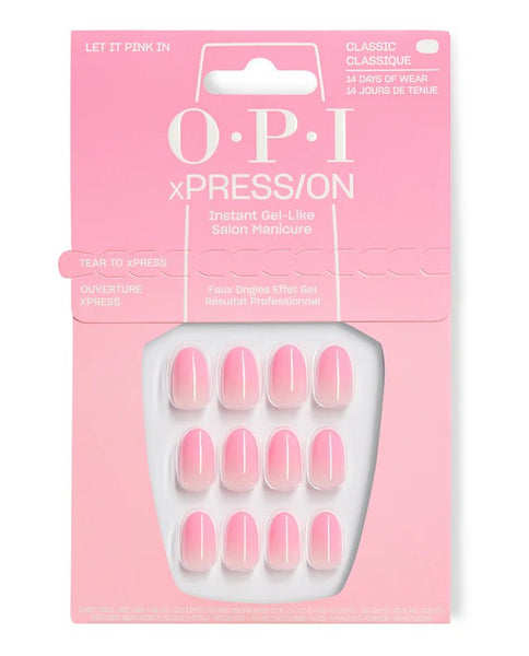 OPI Xpress/on let it pink in