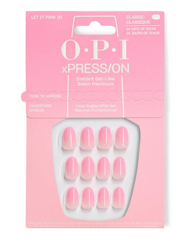 OPI Xpress/on let it pink in