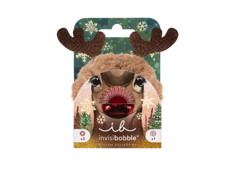 Invisibobble Holiday ensemble Red Nose Reindeer