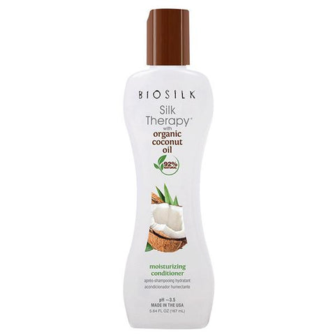 Biosilk Silk Therapy Organic Coconut Oil après-shampooing hydratant