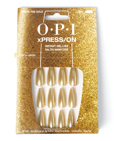 OPI Xpress/ON Break The Gold long