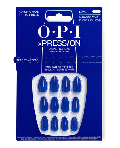 OPI Xpress/on catch a wave of happiness long