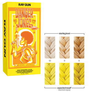 Danger Jones Ray Gun jaune néon