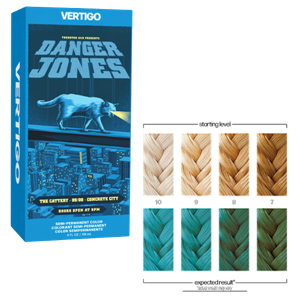 Danger Jones Vertigo bleu néon