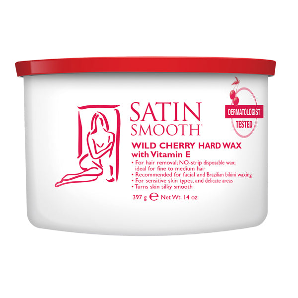 Satin Smooth compact wax cherry and vitamin E