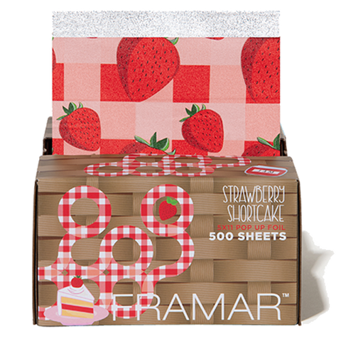 FRAMAR édition Strawberry Shortcake papier d'aluminium gaufrée 5x11