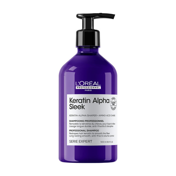L'Oréal Keratin Alpha Sleek shampooing professionnel