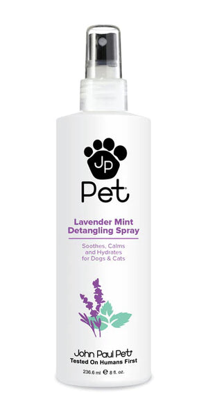 John Paul Pet lavender mint detangling spray