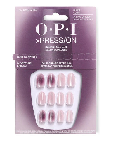 OPI Xpress/On me pink aura