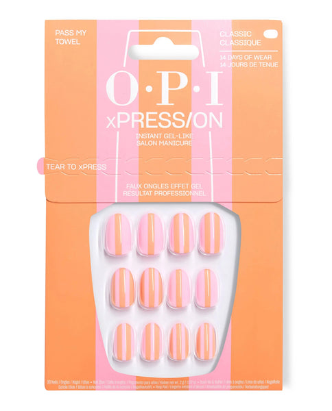 OPI Xpress/on pass my towel classique