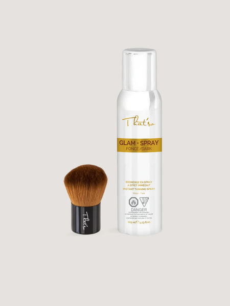 That'so Coffret Éclat Glam spray foncé + pinceau kabuki
