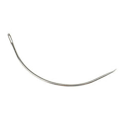 Medium curved sewing needle for extension