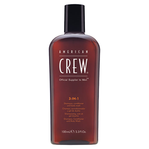 American Crew 3-in-1 mini shampooing, soin et gel douche