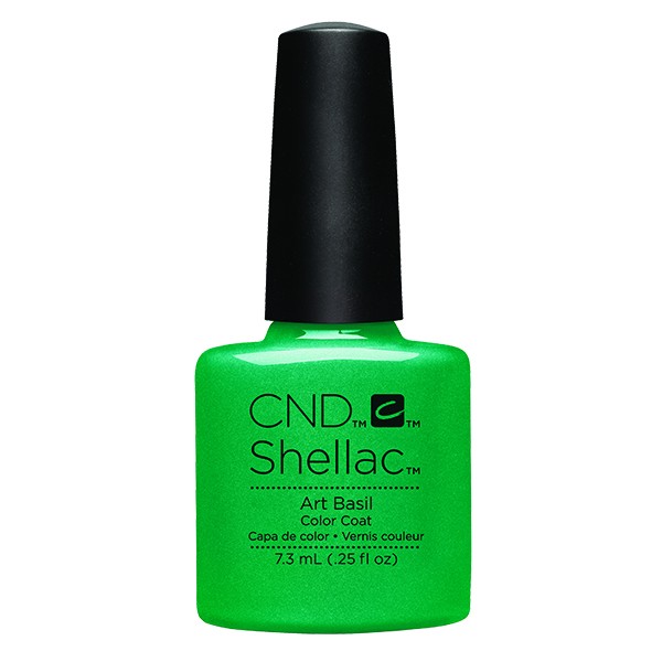 Shellac Art Basil color coat