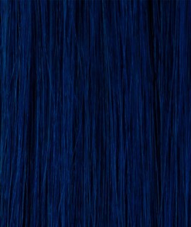 Kathleen keratin hair extensions 20-22 inches color : BLUE