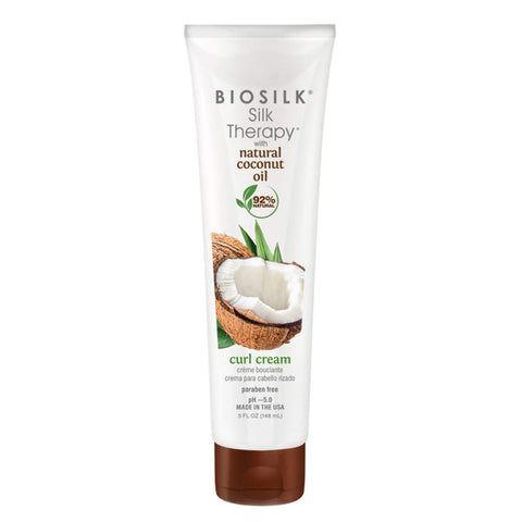 Biosilk Silk Therapy Natural Coconut Oil crème bouclante