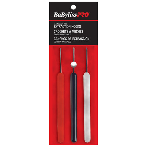 Babyliss Pro stainless steel extraction hooks