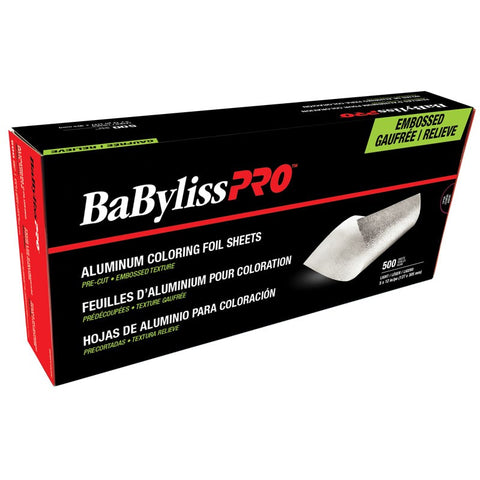 Babyliss Pro embossed aluminum coloring foil sheets